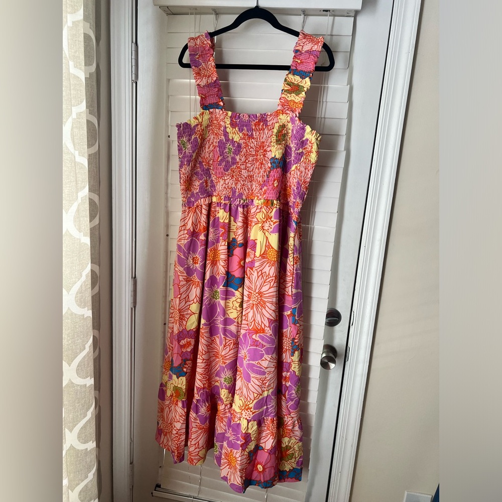 Entro flower maxi dress